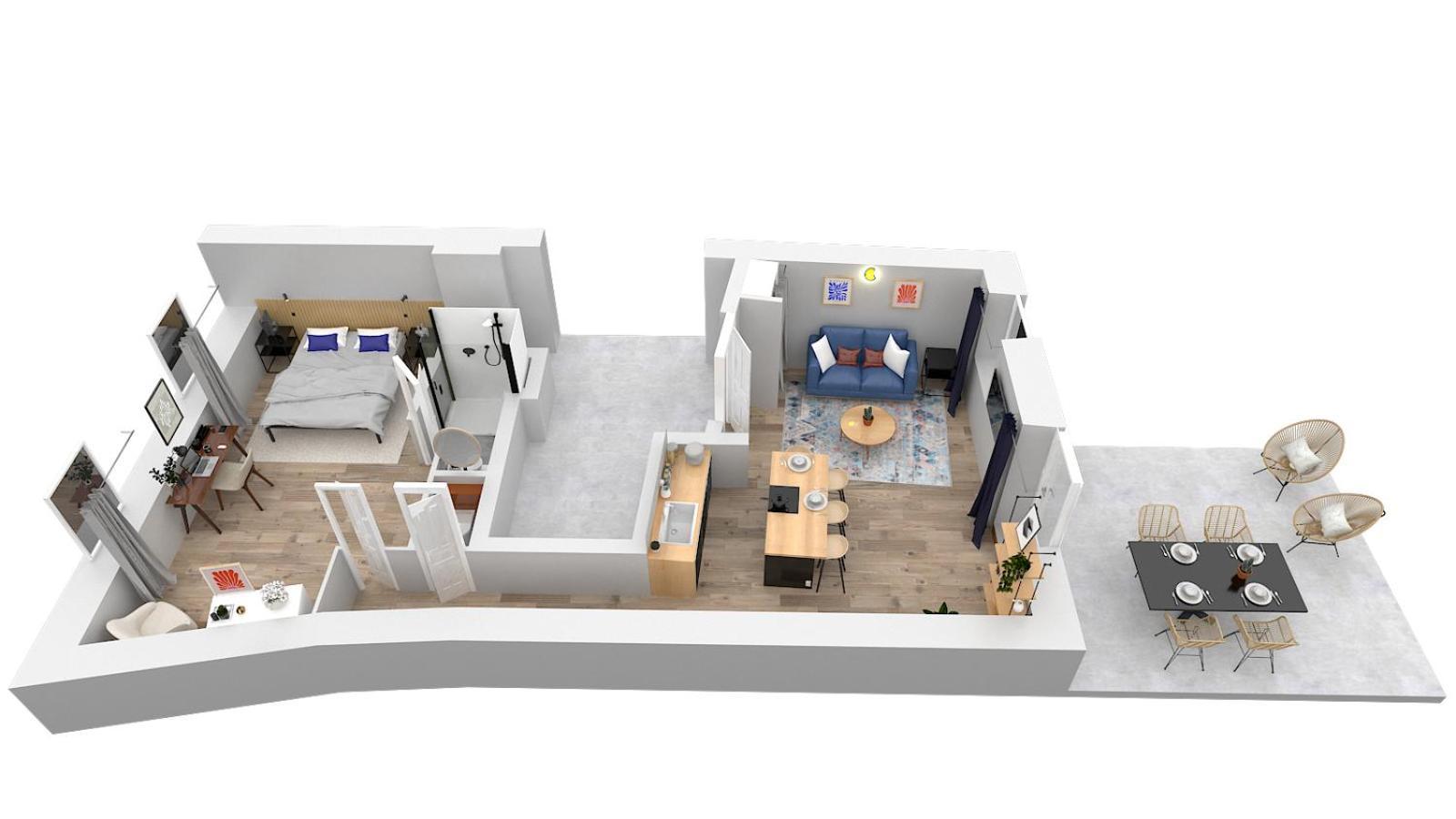 La Maison 44 - T2 - Clim, Terrasse, Garage, Via Rhona Montélimar Eksteriør bilde